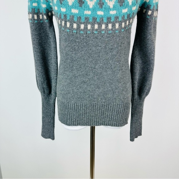 Sundance Fair Isle Turtleneck Sweater Size Small - Picture 3 of 11